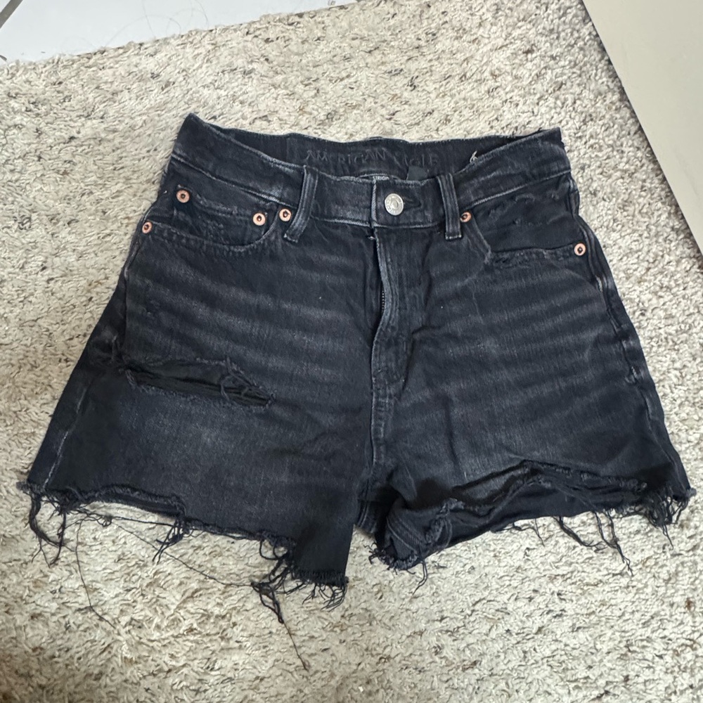 American Eagle Outfitters Black Jean Shorts